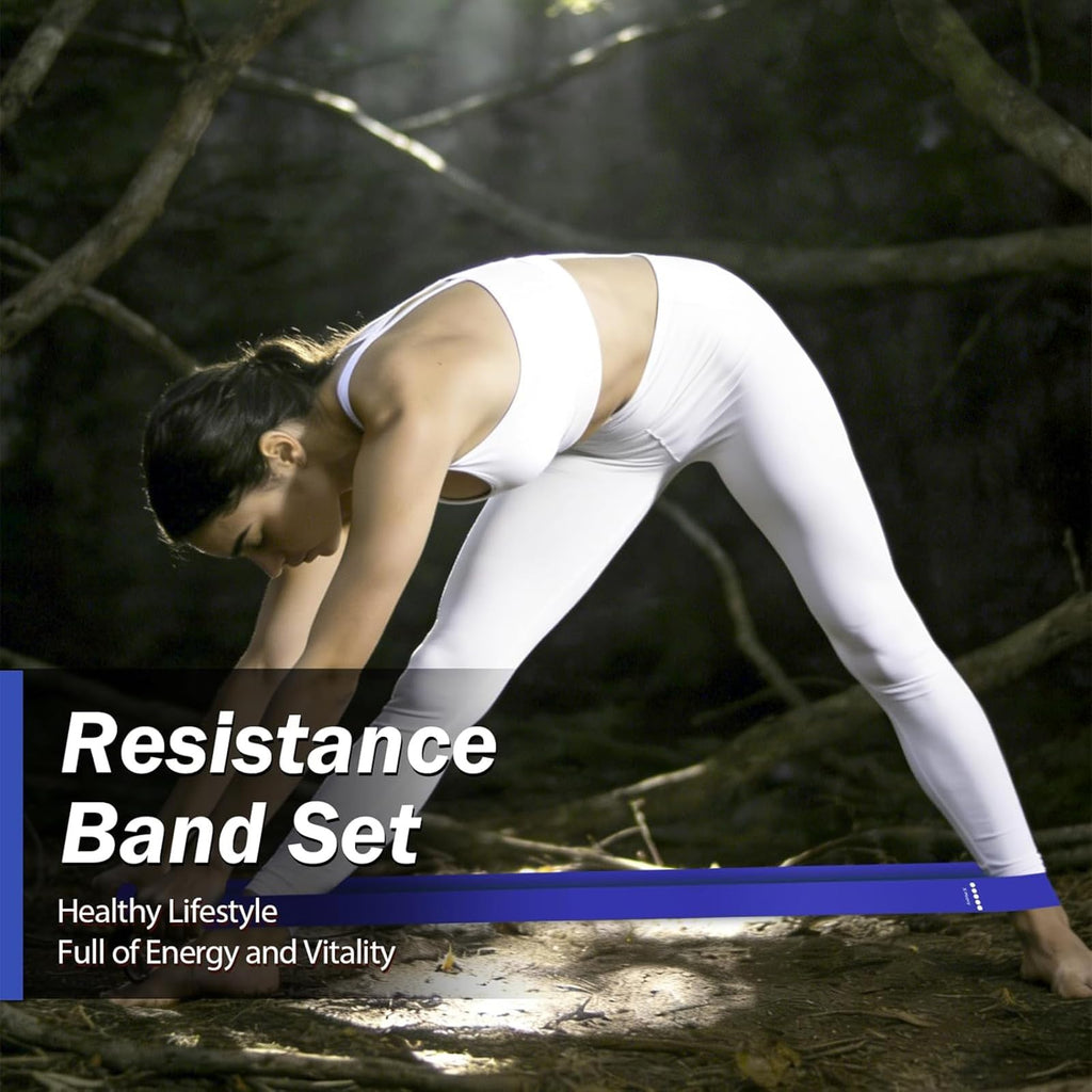 Resistance Bands for Working Out, 5 Levels Exercise Bands Set