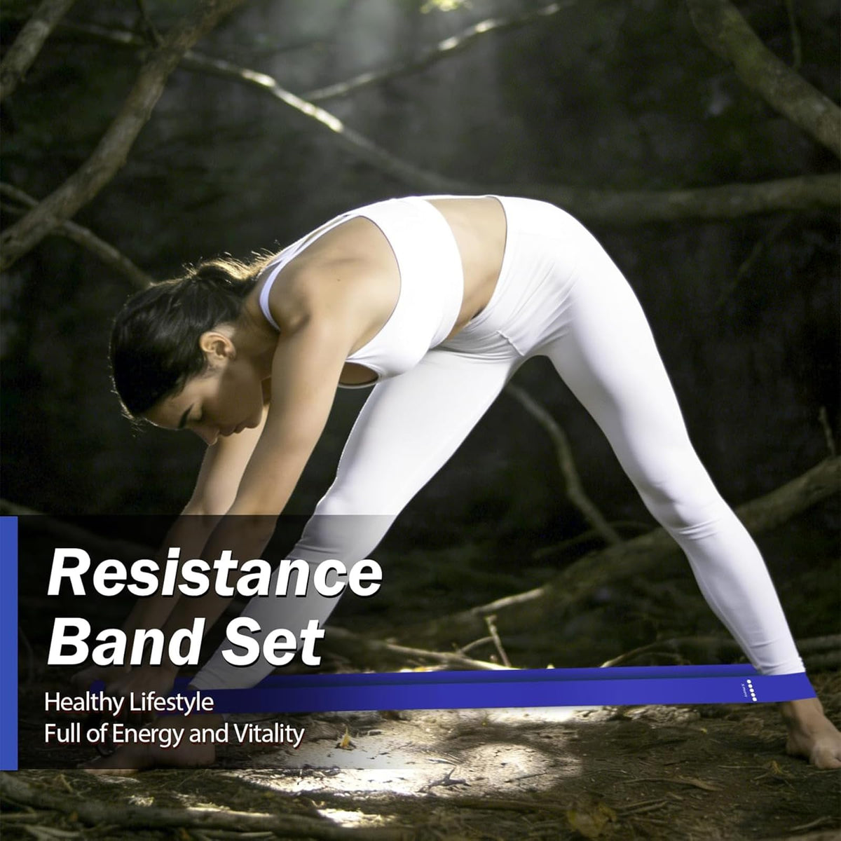 Resistance Bands for Working Out, 5 Levels Exercise Bands Set