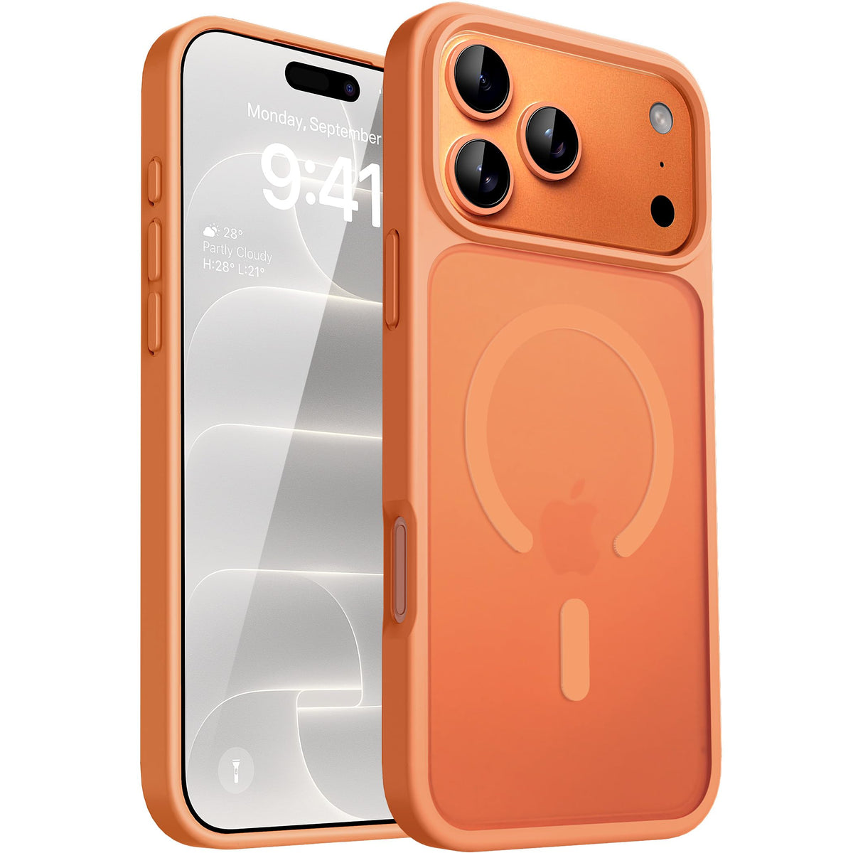 CACOE Magnetic Case for iPhone 13 & iPhone 14 6.1 inch, Matte Black