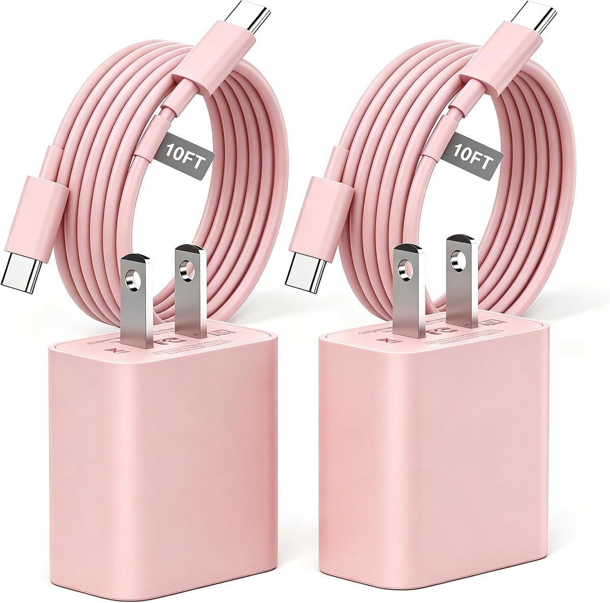 iPhone 18 17 16 15 Charger Fast Charging 10FT 20W USB C Charger Block Cable