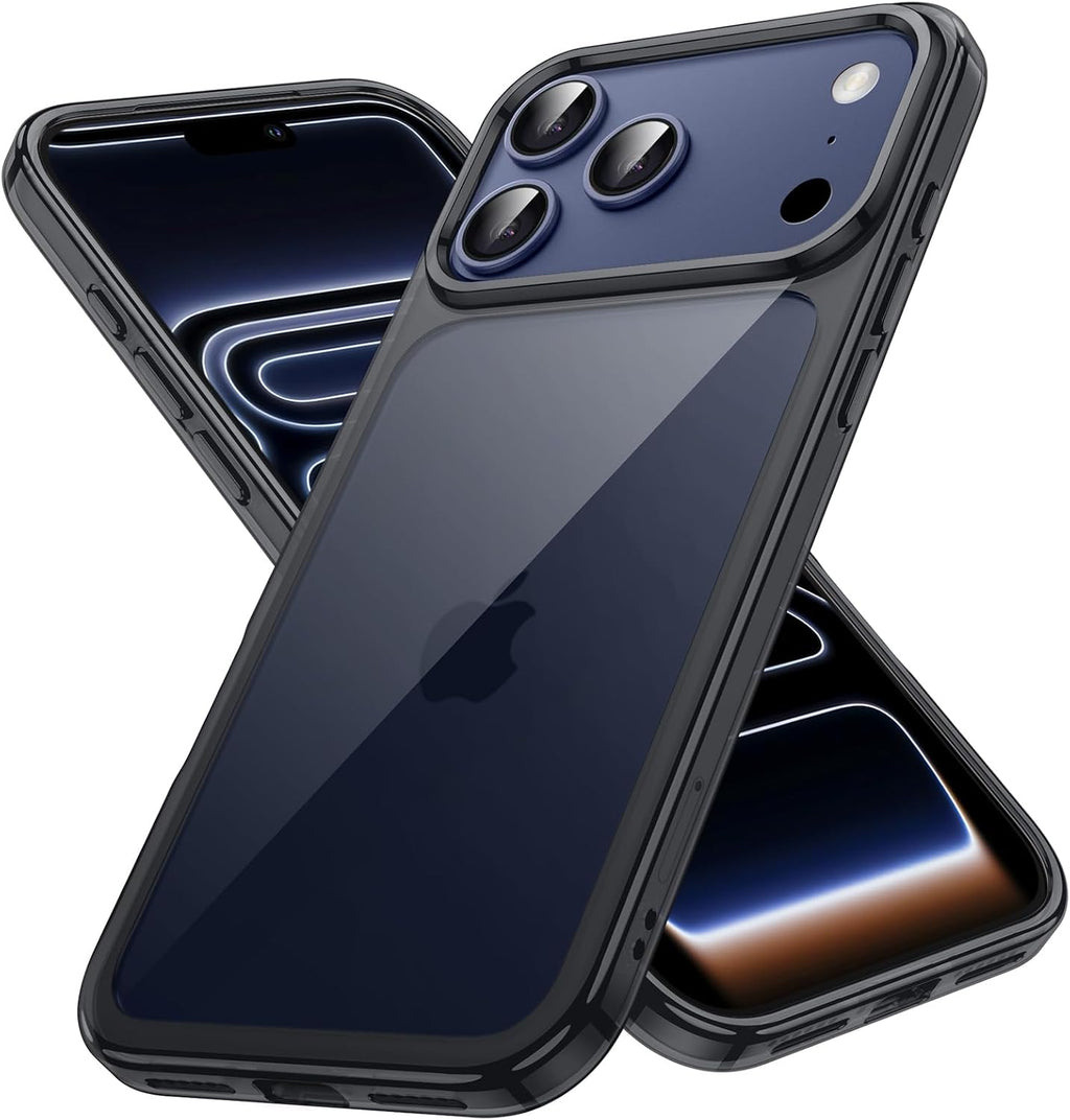 JETech Case for iPhone 17 Pro Max, Anti-Yellowing, Black