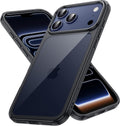 JETech Case for iPhone 17 Pro Max, Anti-Yellowing, Black