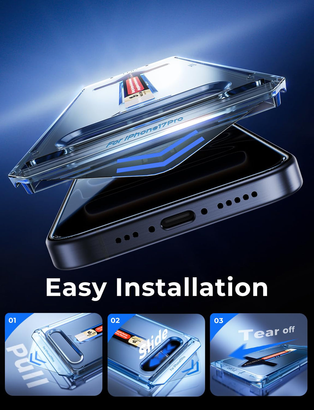 MAGIC JOHN for iPhone 16e Privacy Tempered glass Screen Protector 6.1 inch