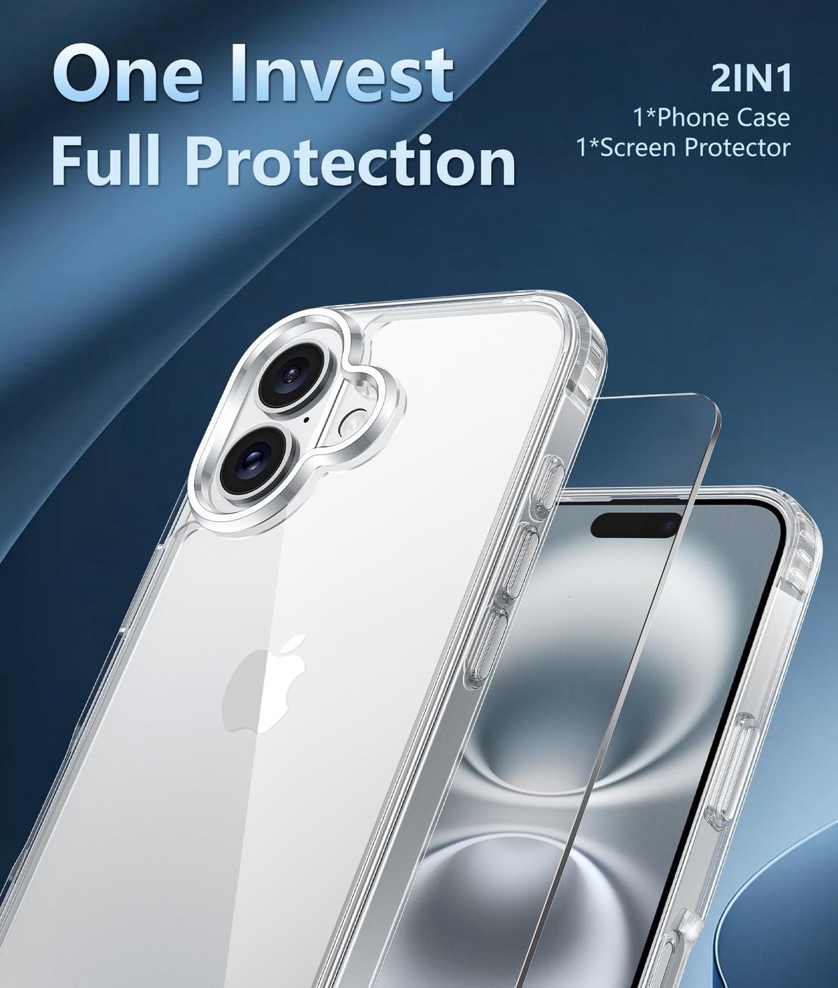 FNTCASE for Moto G-Power-5G-2026/2025 Clear Case with Screen Protector