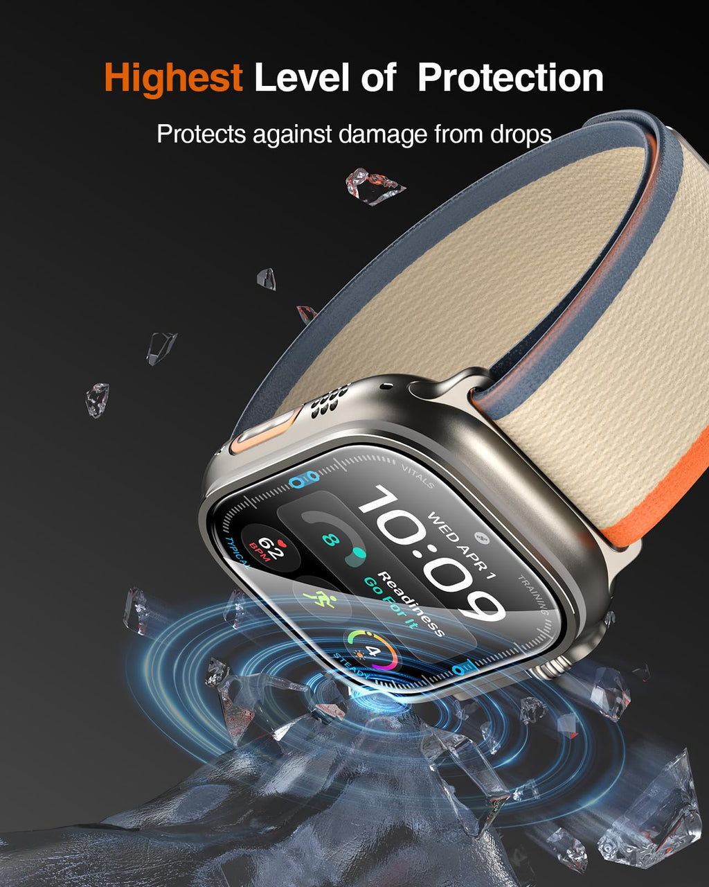 LK 6Pcs for Apple Watch Series 12/Series 11/Series 10 46mm Screen Protector