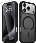 YENAPOON for iPhone 18 Pro Max Case/iPhone 17 Pro Max Case Magnetic, Black