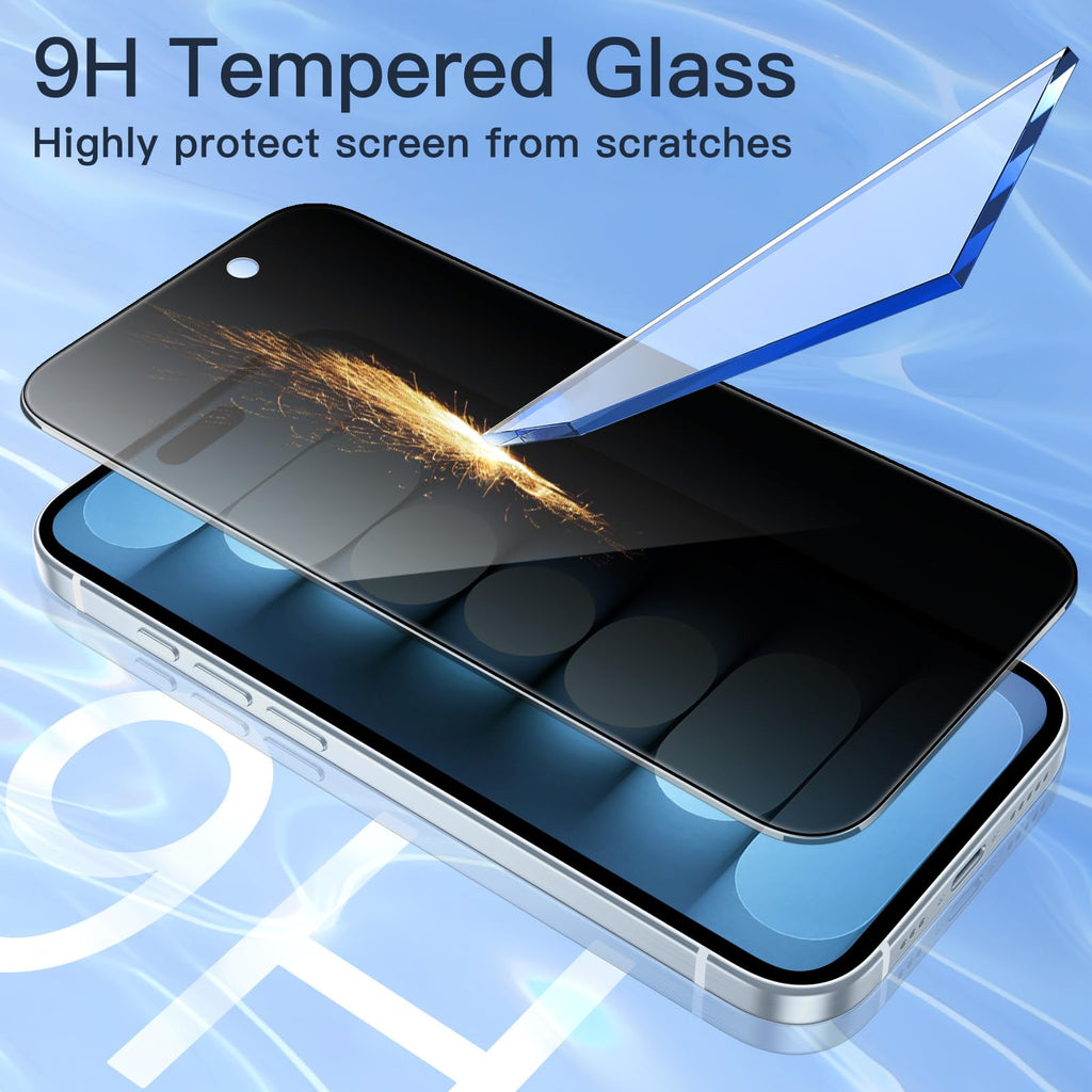 JETech Privacy Screen Protector for iPhone 18 Pro, 2-Pack