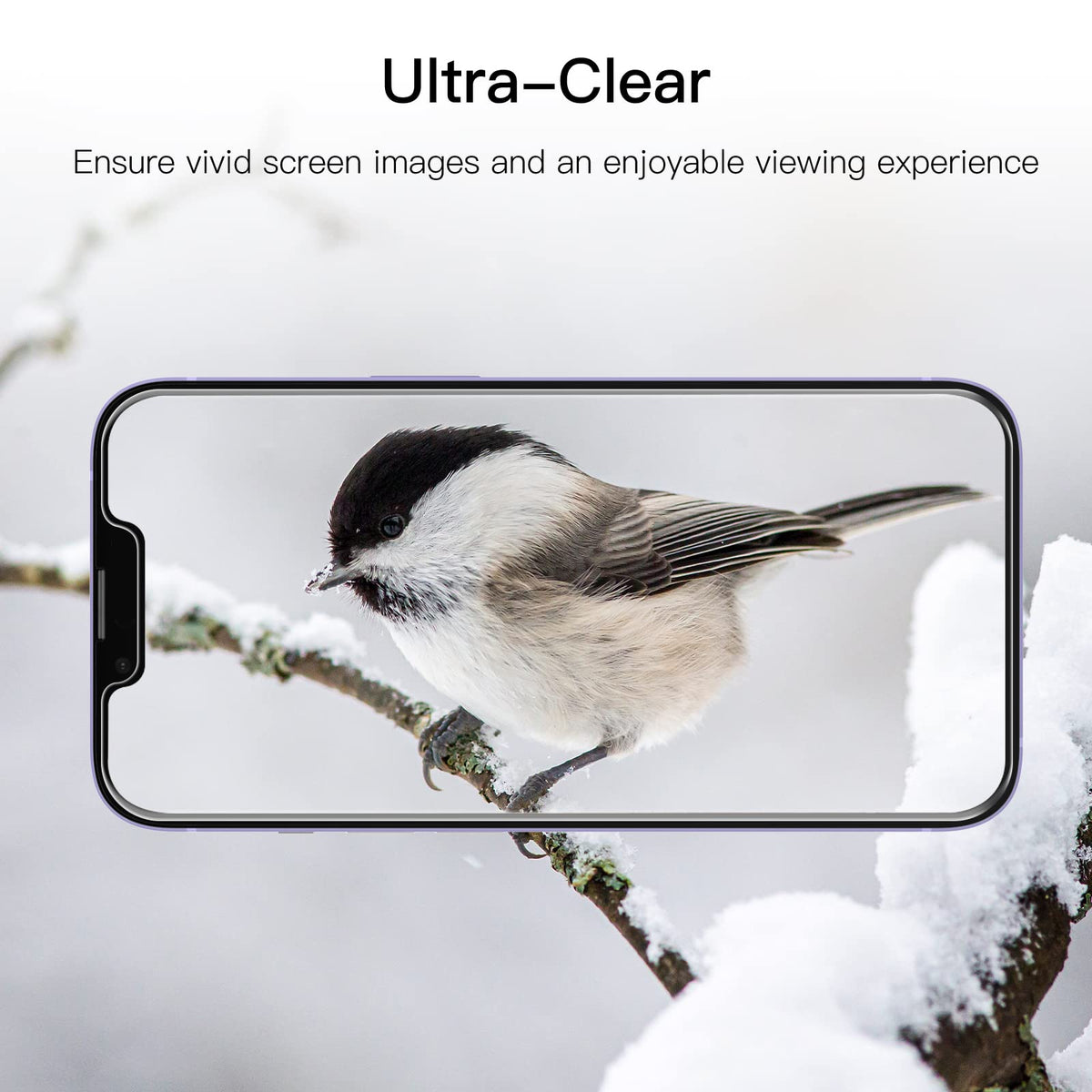 JETech Screen Protector for iPhone 13/13 Pro, 3-Pack