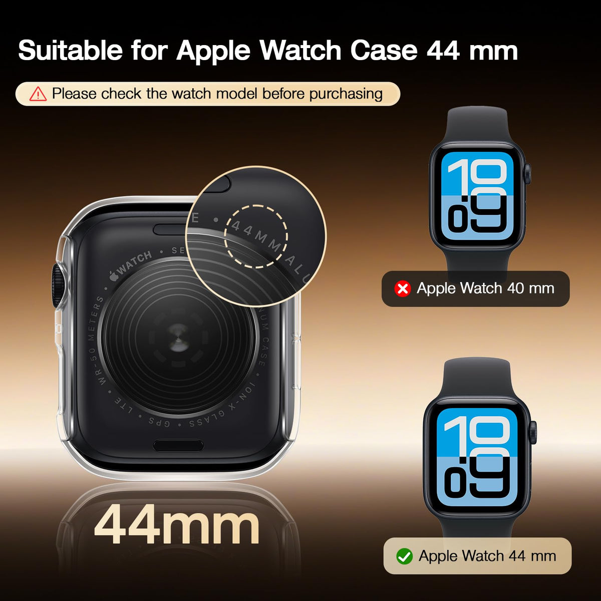 LK 6Pcs for Apple Watch Series 12/Series 11/Series 10 46mm Screen Protector