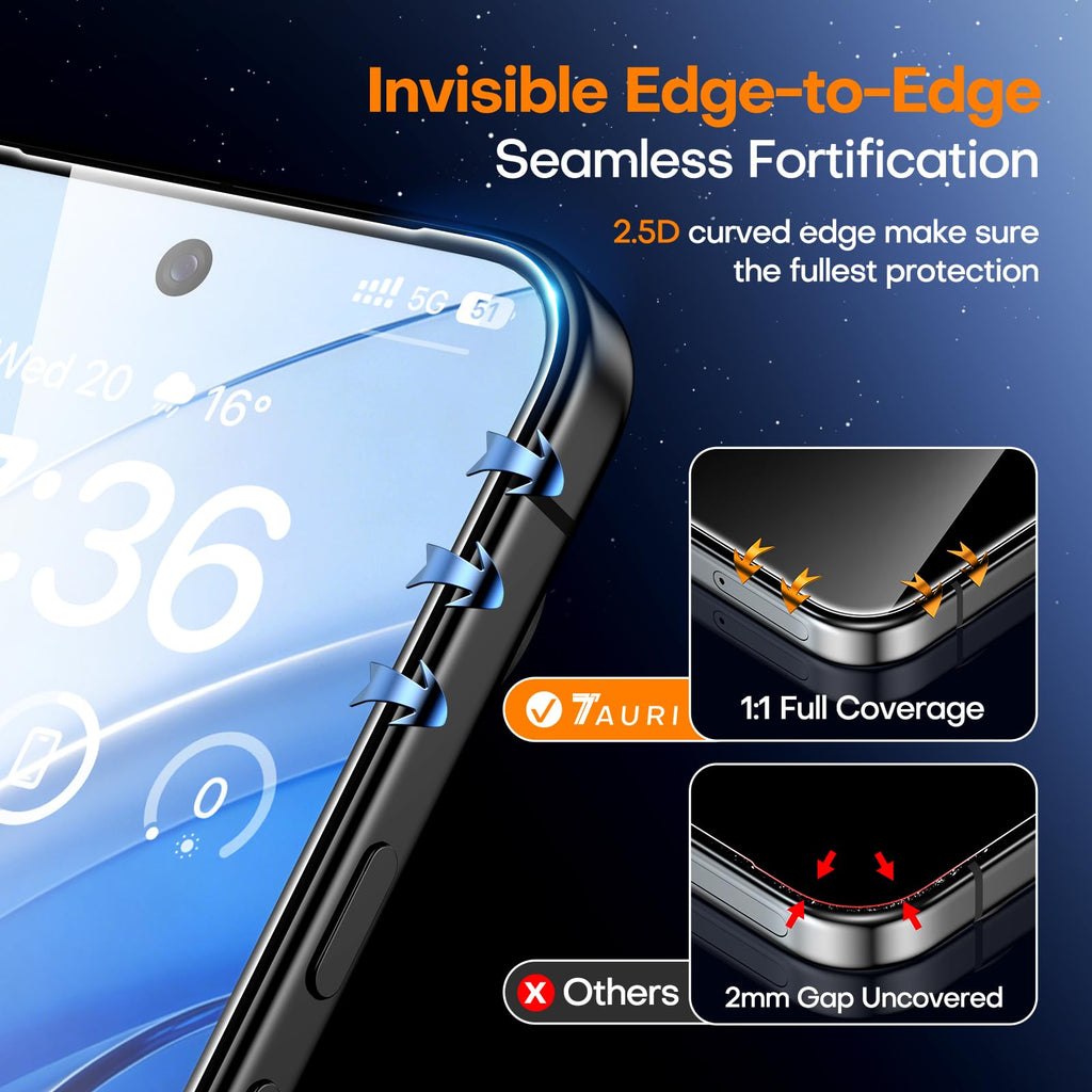 TAURI 2 Pack for Samsung Galaxy Z Fold 8 Ultra Screen Protector Clear