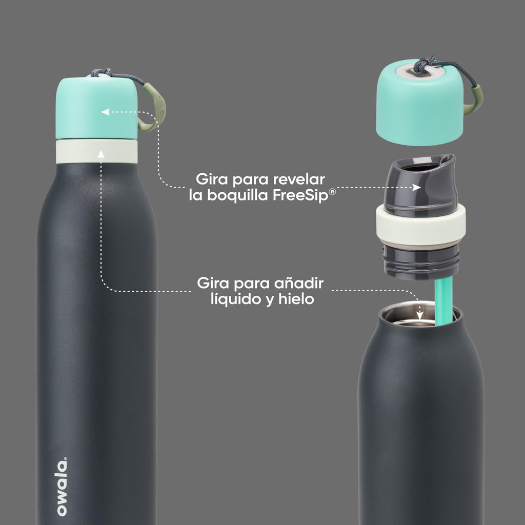 Owala FreeSip Twist Stainless Steel Water Bottle 24 oz Daybreak