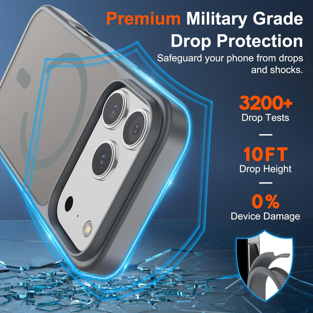 SUPFINE Magnetic for iPhone 18 Pro Max/17 Pro Max Case Dark Blue