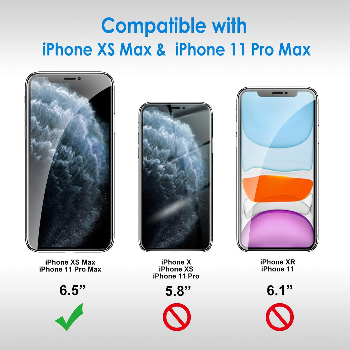 JETech Screen Protector for iPhone 13/13 Pro, 3-Pack