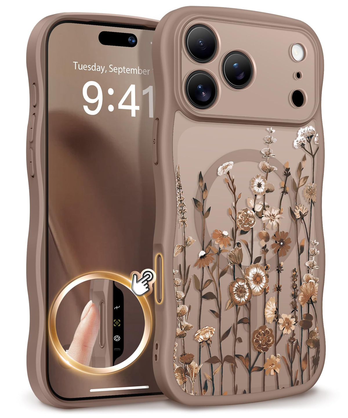 GVIEWIN for iPhone 14 Pro Case Compatible with MagSafe