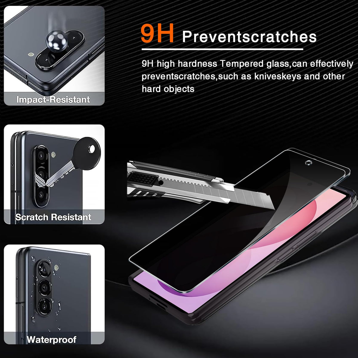 Ferilinso Camera Lens Protector for iPhone 14/15/14 Plus/15 Plus/13/13 Mini