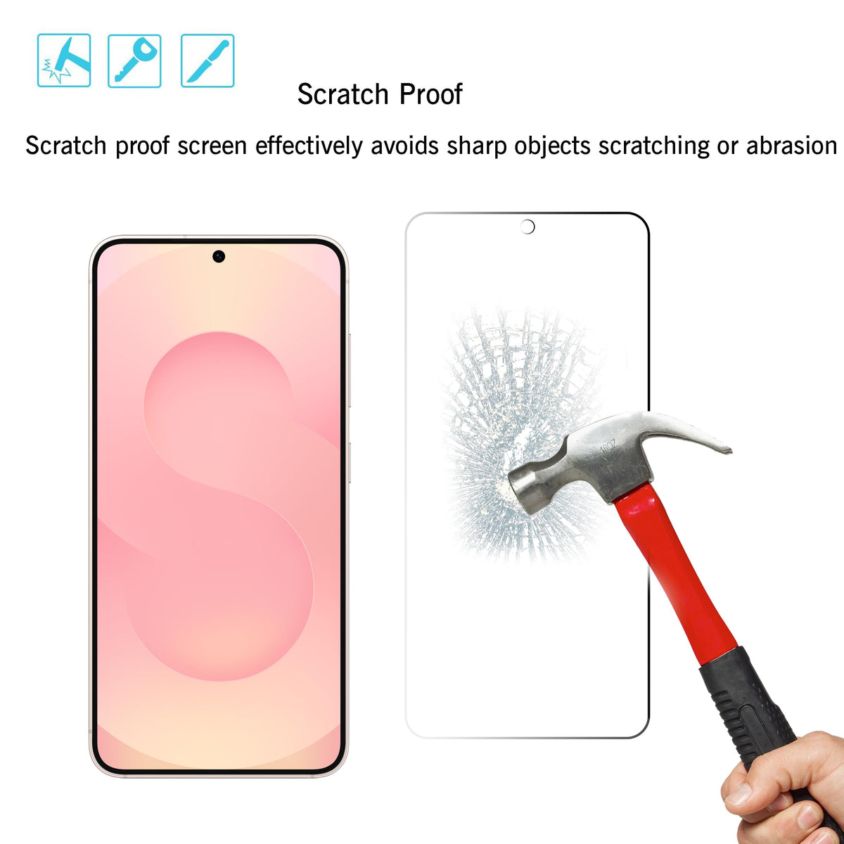 Ailun Screen Protector + Camera Lens Protector for Galaxy S24+ / S24 Plus