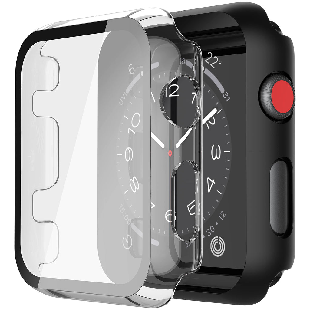 Misxi Case with Screen Protector for 38mm Apple Watch Series 3/2