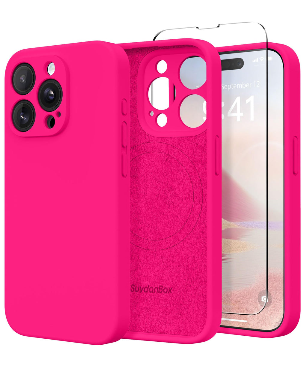 Magnetic for iPhone 12 Case Silicone White