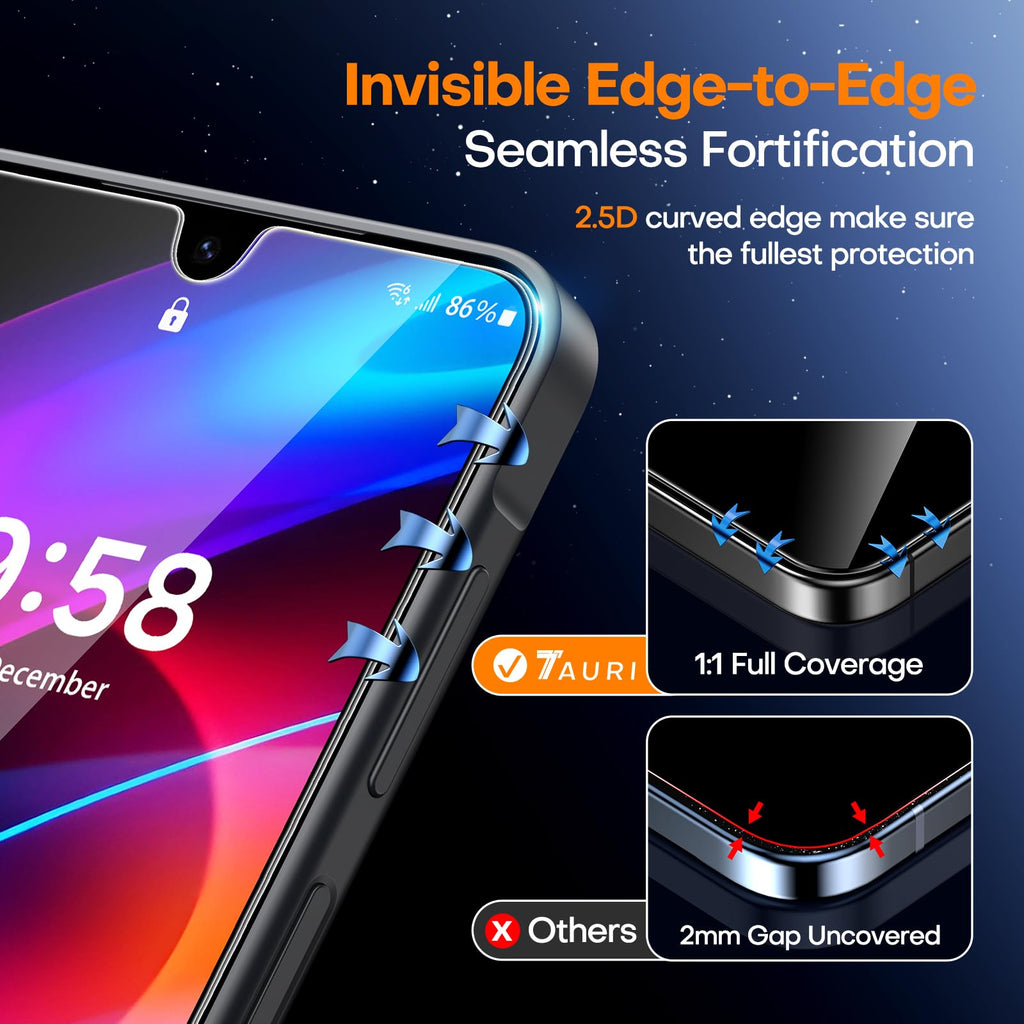 TAURI 2 Pack for Samsung Galaxy Z Fold 8 Ultra Screen Protector Clear