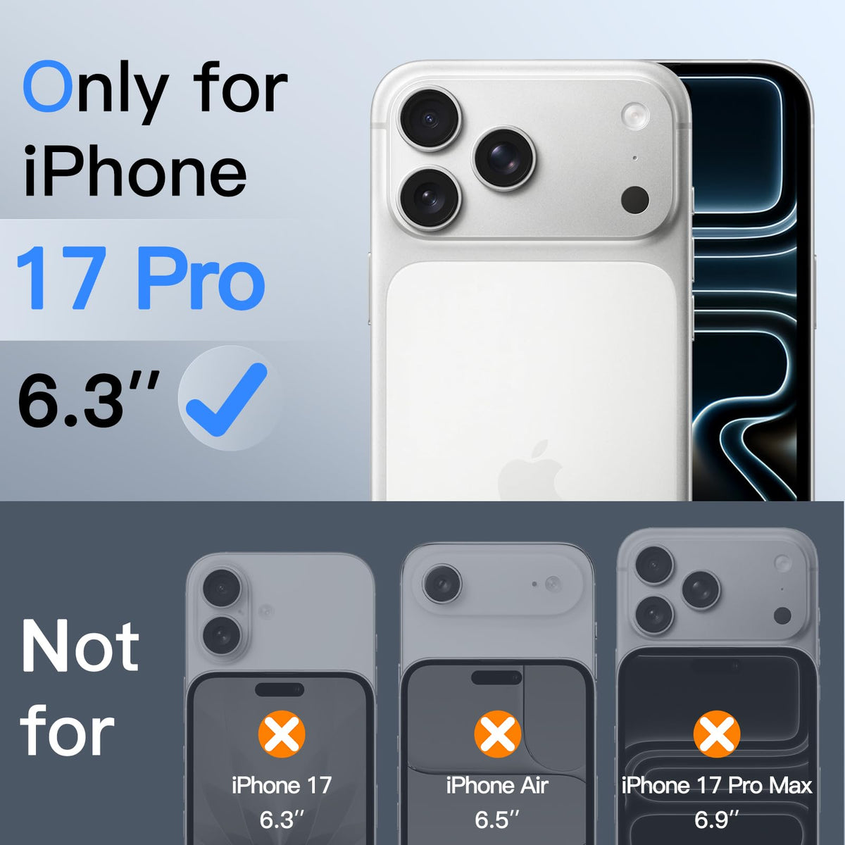 JETech Privacy Screen Protector for iPhone 18 Pro, 2-Pack