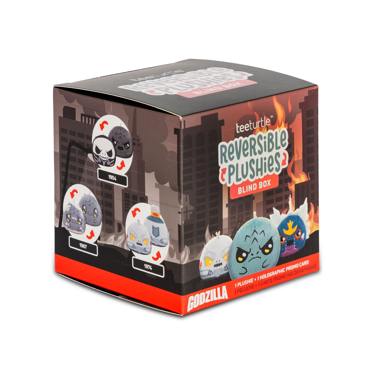 TeeTurtle Godzilla 3" Reversible Plushie Blind Box