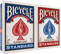 Bicycle Playing Cards 2 Pack Standard Poker Size Red and Blue