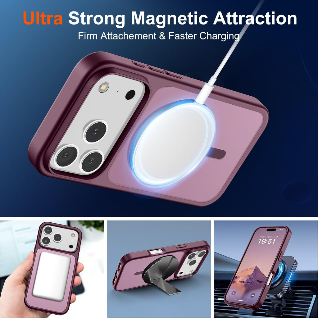 SUPFINE Magnetic for iPhone 18 Pro Max/17 Pro Max Case Dark Blue