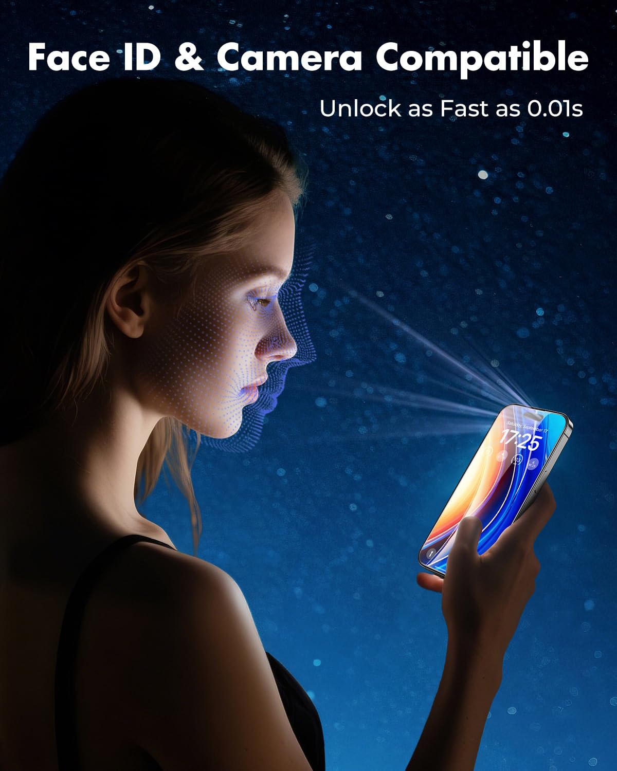 UNBREAKcable 2-Pack Screen Protector for iPhone 17 Pro Tempered Glass