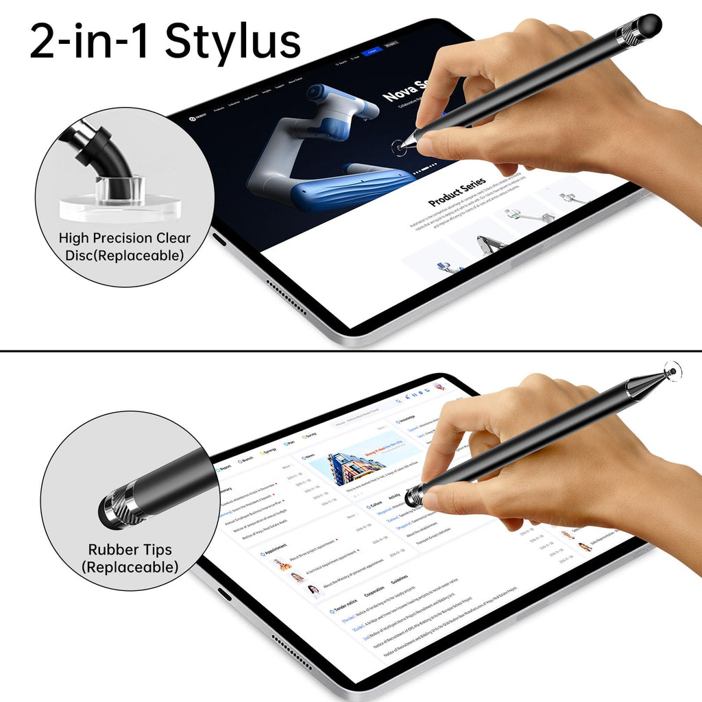 Bopomofo Stylus(5 Pcs),2-in-1 Stylus Pen for Touchscreen,Capacitive Stylus