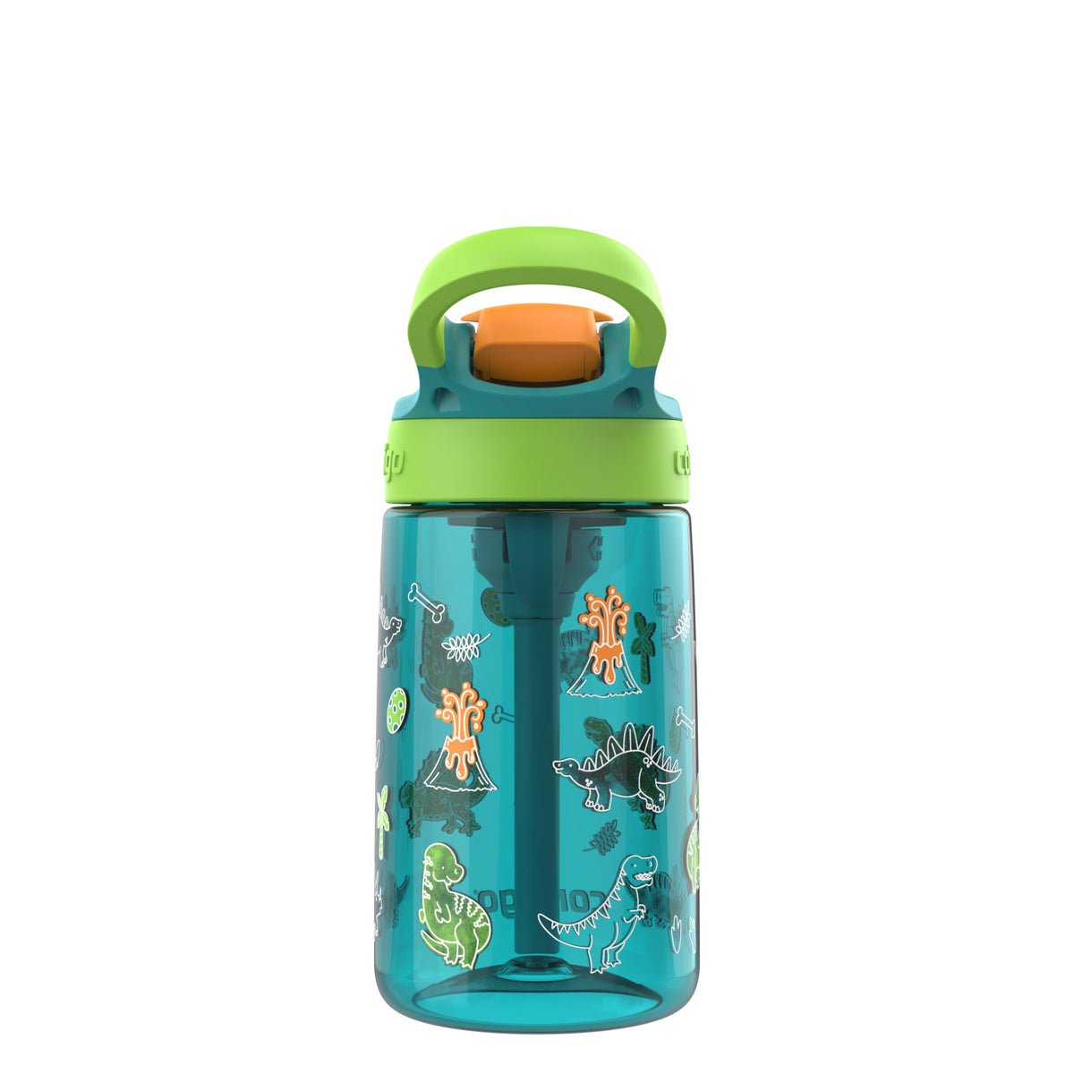 Contigo Aubrey Kids Water Bottle, Dinos & Sharks, 14oz, 2-Count