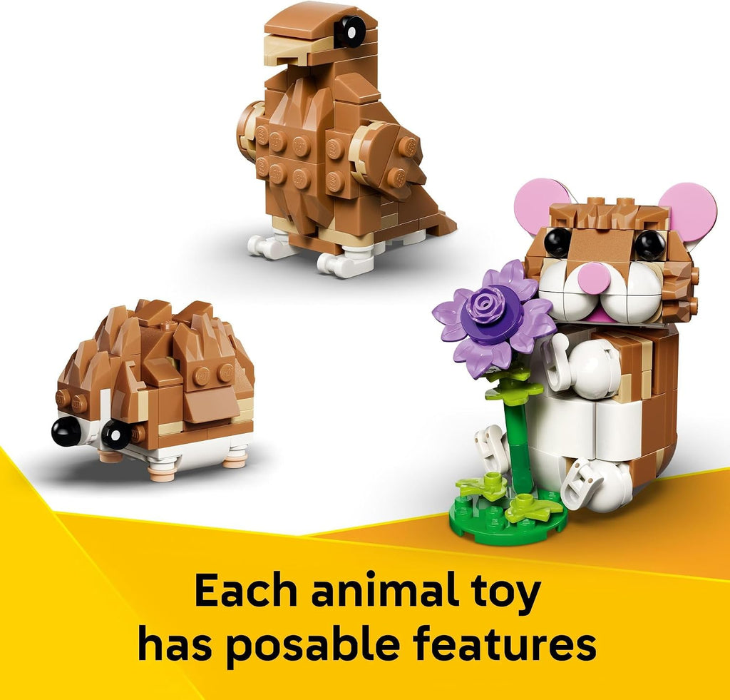 LEGO Creator 3 in 1 Cute Hamster with a Flower 31376