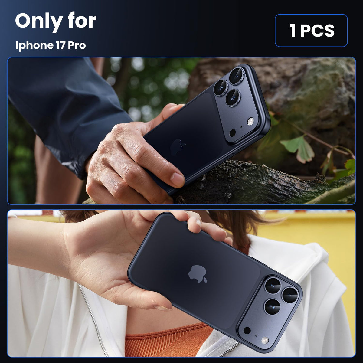 WSKEN for iPhone 17 Pro Max Camera Lens Protector - Military Grade Design