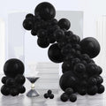 PartyWoo Black Balloons 140pcs Different Sizes of 18 12 10 5 Inch