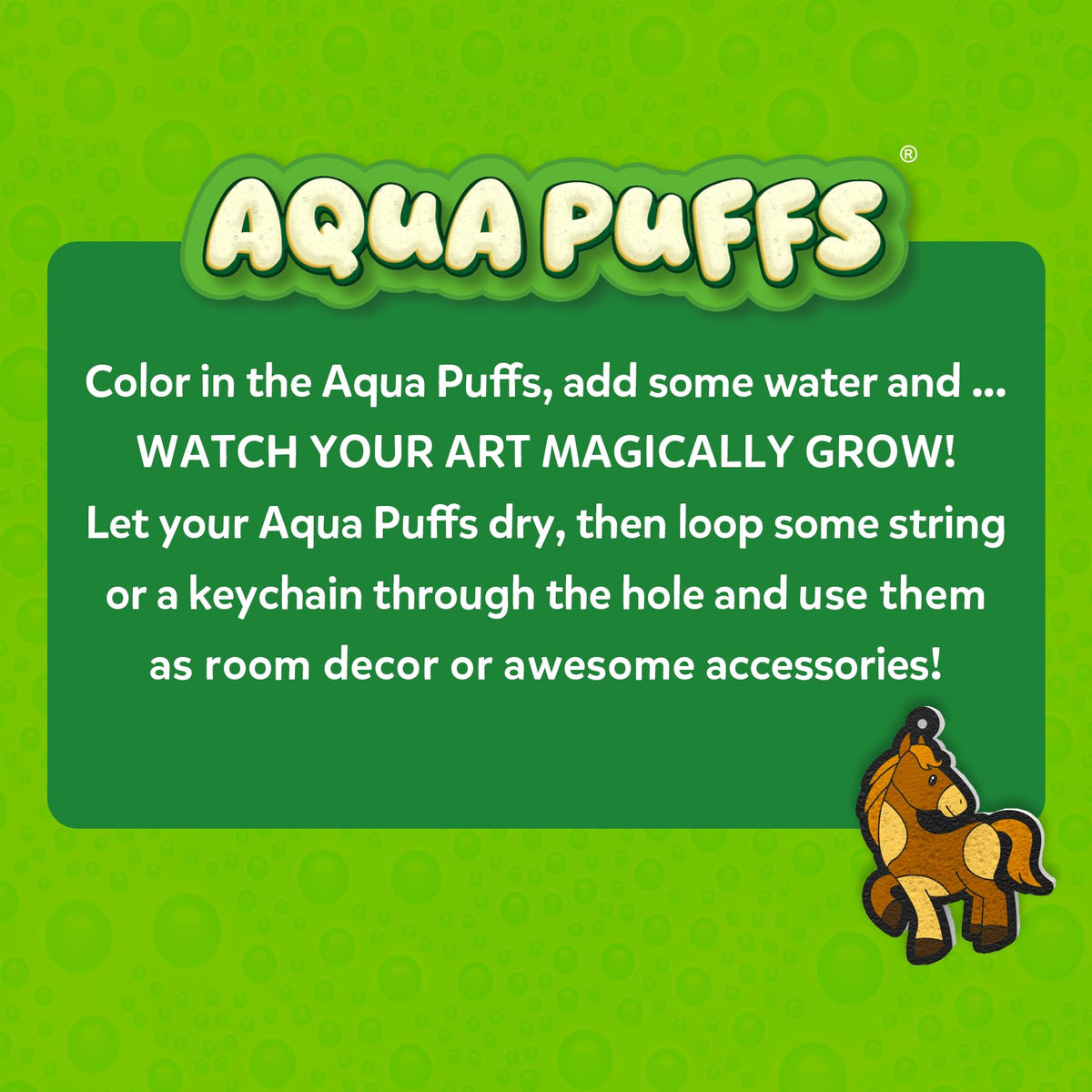 Skillmatics Aqua Puffs Unicorns, Art & Craft Gift for Kids, Paint by Number