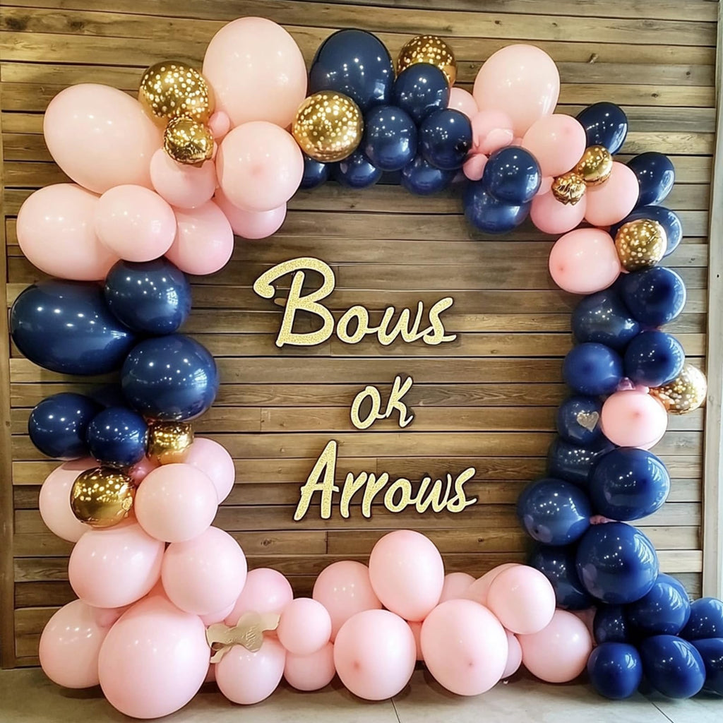 RUBFAC Pink Balloons Pastel Pink Balloon Arch Kit Different Sizes 129pcs