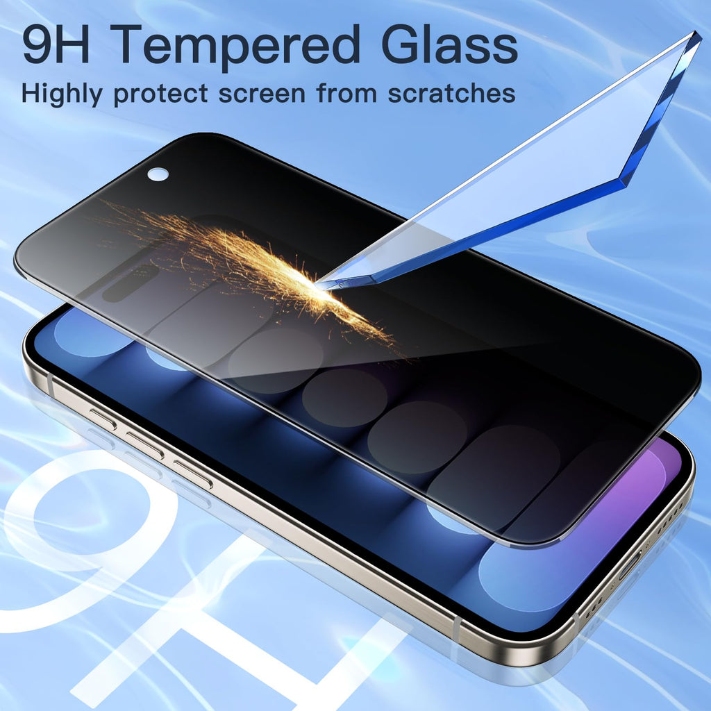 JETech Privacy Screen Protector for iPhone 18 Pro, 2-Pack