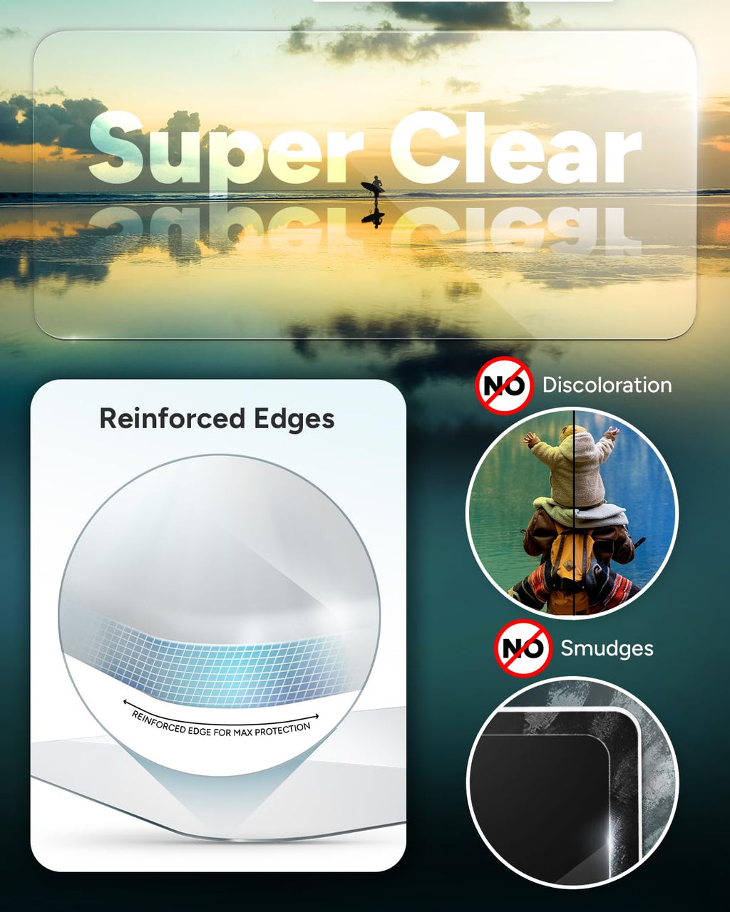 ZAGG Glass+ Screen Protector for iPhone 18 Pro Max/iPhone 17 Pro Max