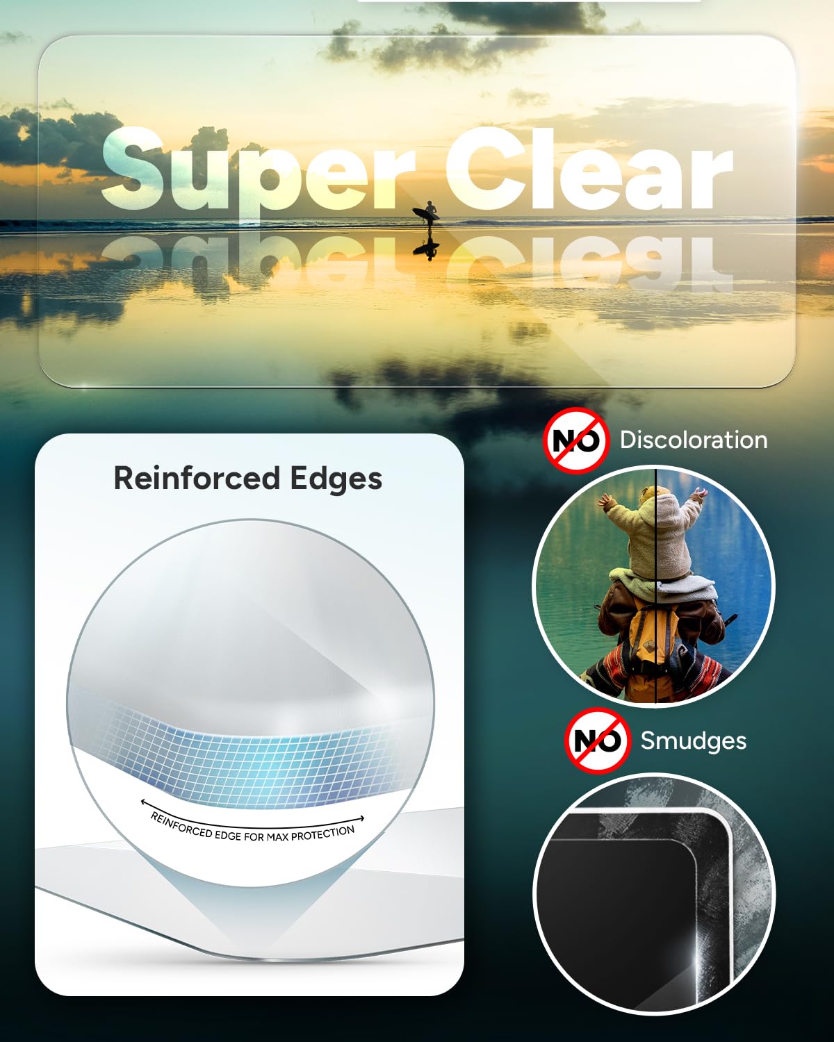 ZAGG Glass+ Screen Protector for iPhone 18 Pro Max/iPhone 17 Pro Max