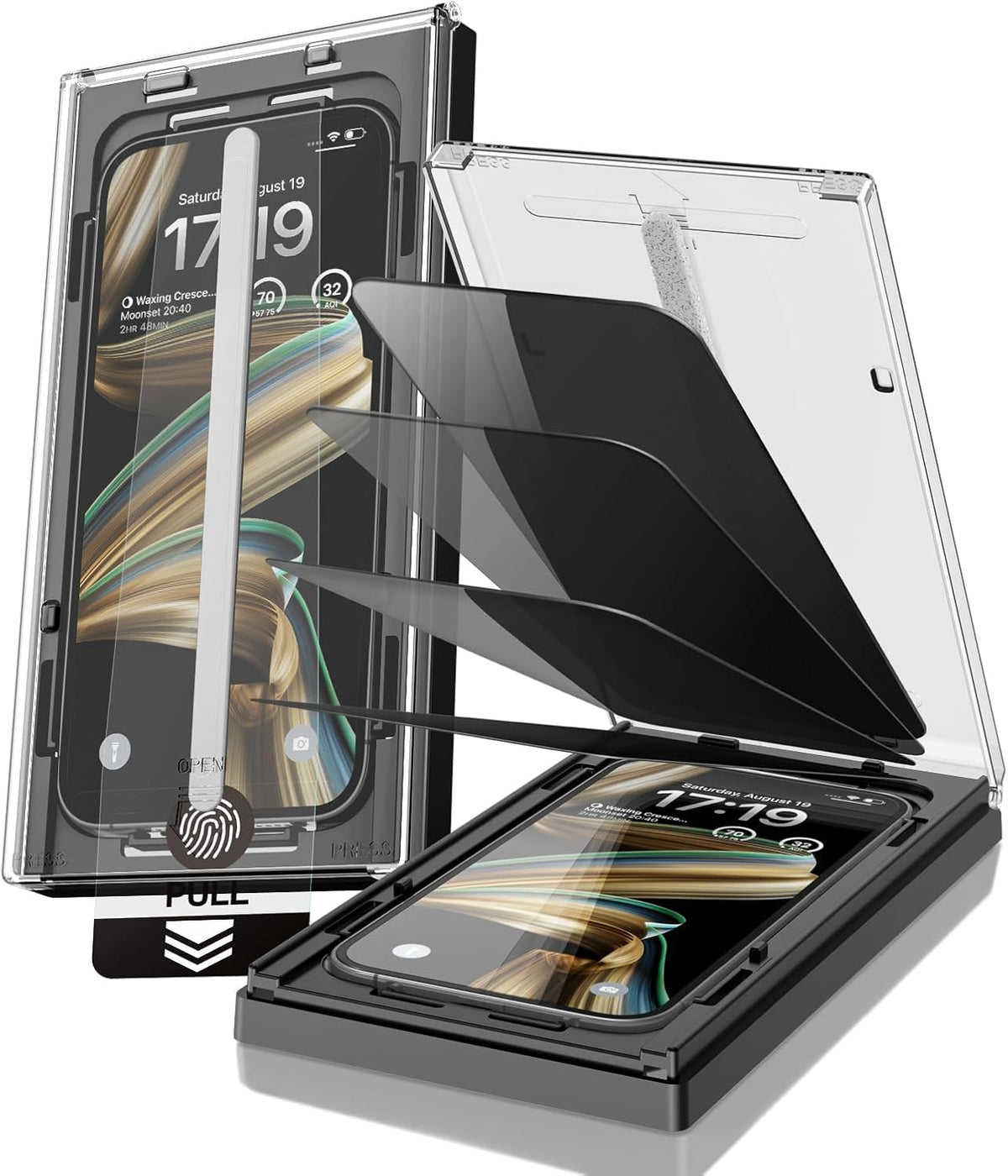 EZ-GLAZ-4 Pack for iPhone 17 Pro Max Screen Protector (6.9") HD Clear