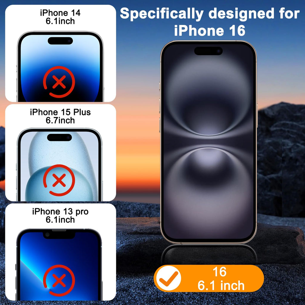 SIBEITU 3+3 Pack Screen Protector + Camera Lens Protector for iPhone 18 Pro