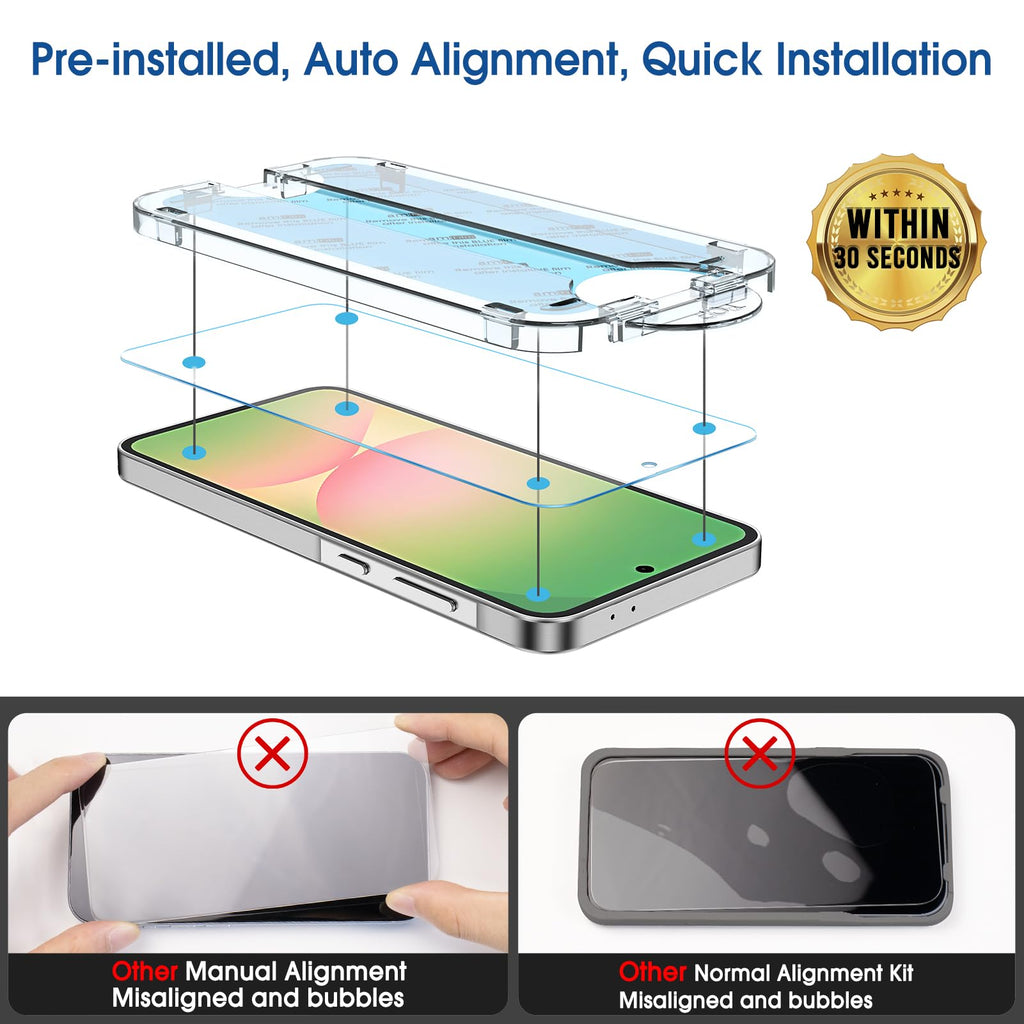 amFilm OneTouch for Samsung Galaxy S24 Ultra Screen Protector TemperedGlass
