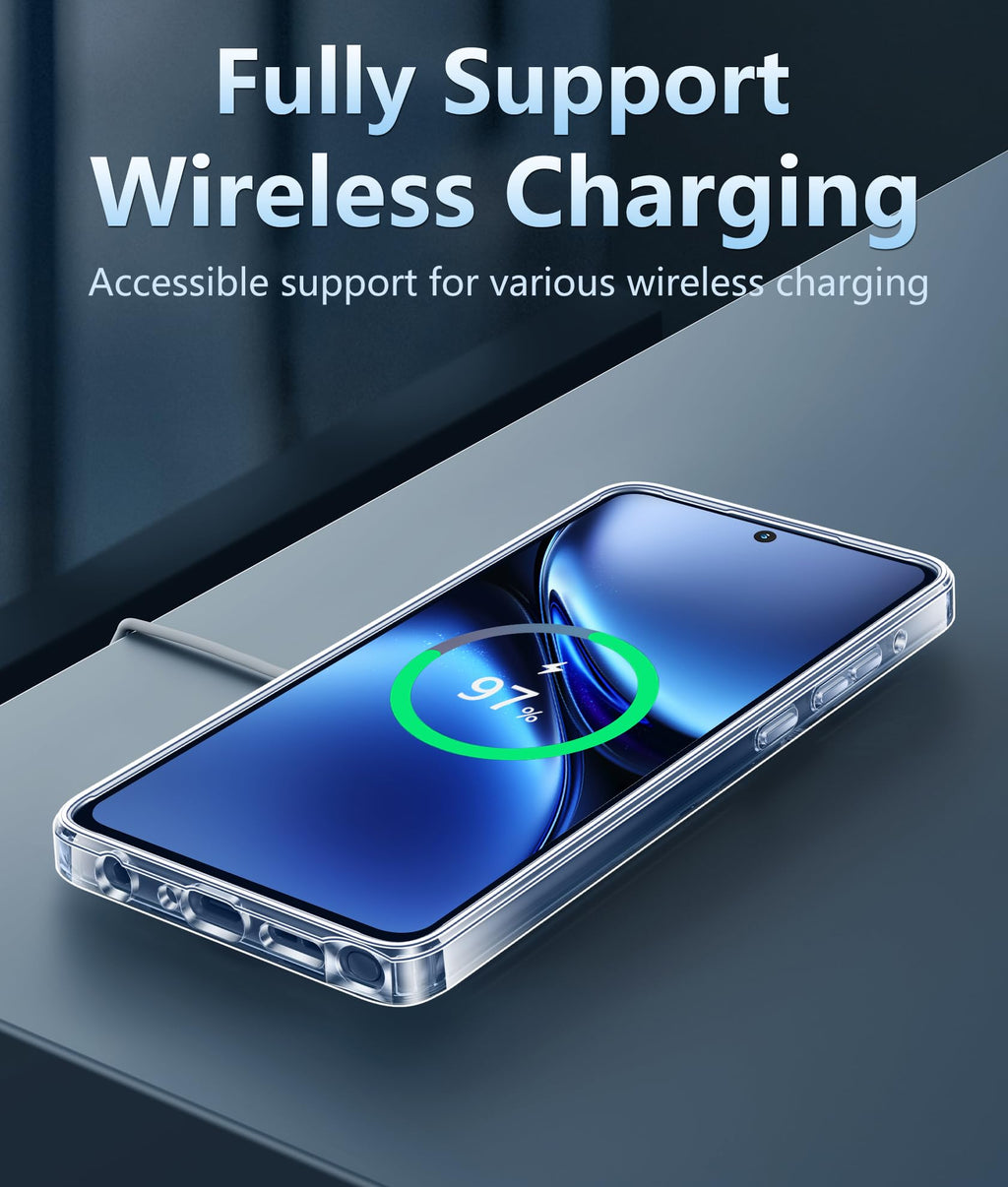 FNTCASE for Moto G-Power-5G-2026/2025 Clear Case with Screen Protector