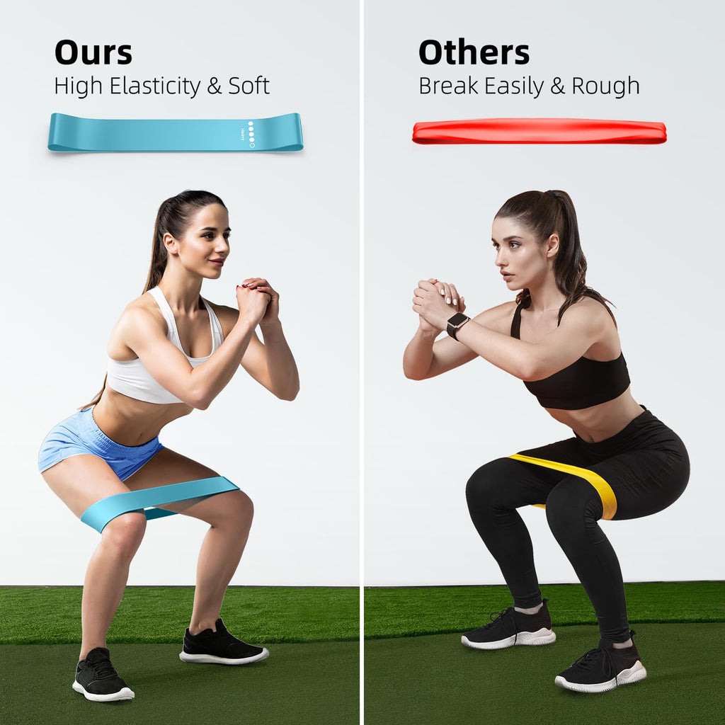 Resistance Bands for Working Out, 5-Pack Loop Exercise Bands for Home Gym