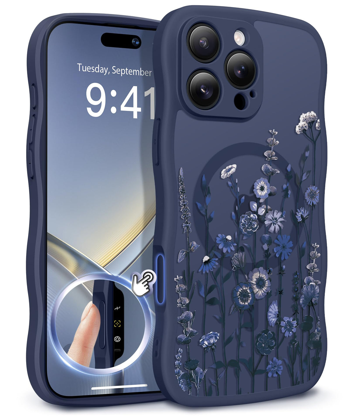 GVIEWIN for iPhone 14 Pro Case Compatible with MagSafe