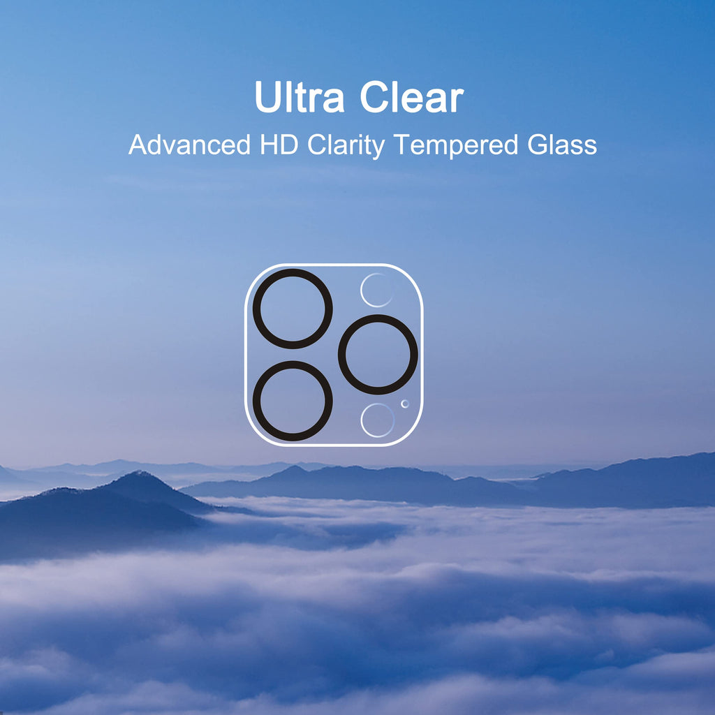 Ailun 3 Pack Camera Lens Protector for iPhone 17 Pro Max, Tempered Glass