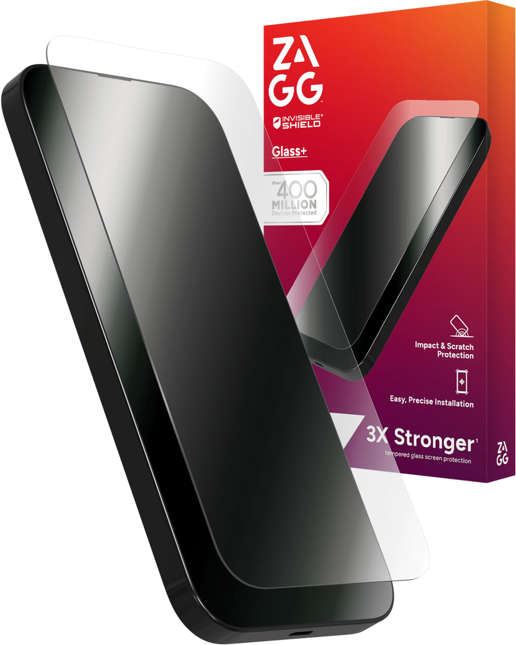 ZAGG Glass+ Screen Protector for iPhone 18 Pro Max/iPhone 17 Pro Max