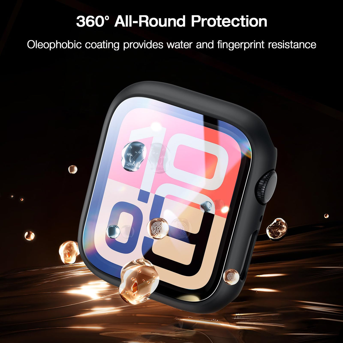 LK 6Pcs for Apple Watch Series 12/Series 11/Series 10 46mm Screen Protector