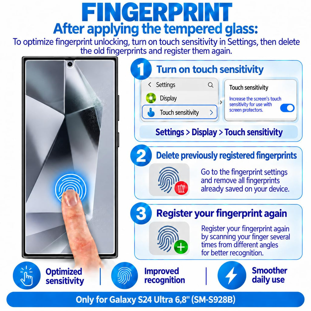NEW'C for Samsung Galaxy S23 6.1" (SM-S911),Screen Protector Tempered Glass