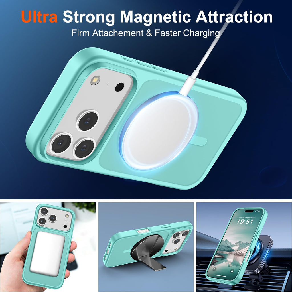 SUPFINE Magnetic for iPhone 18 Pro Max/17 Pro Max Case Dark Blue