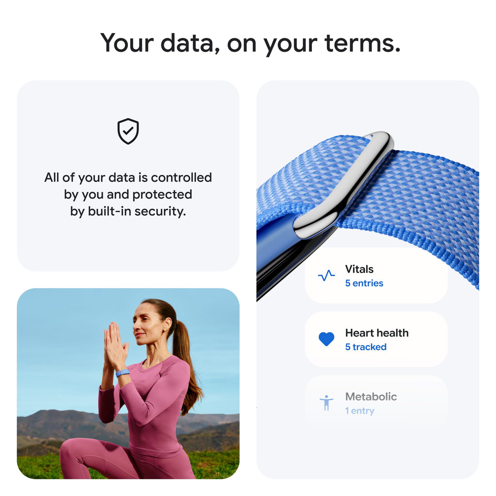 Google Fitbit Air - Screenless Activity Tracker, Obsidian